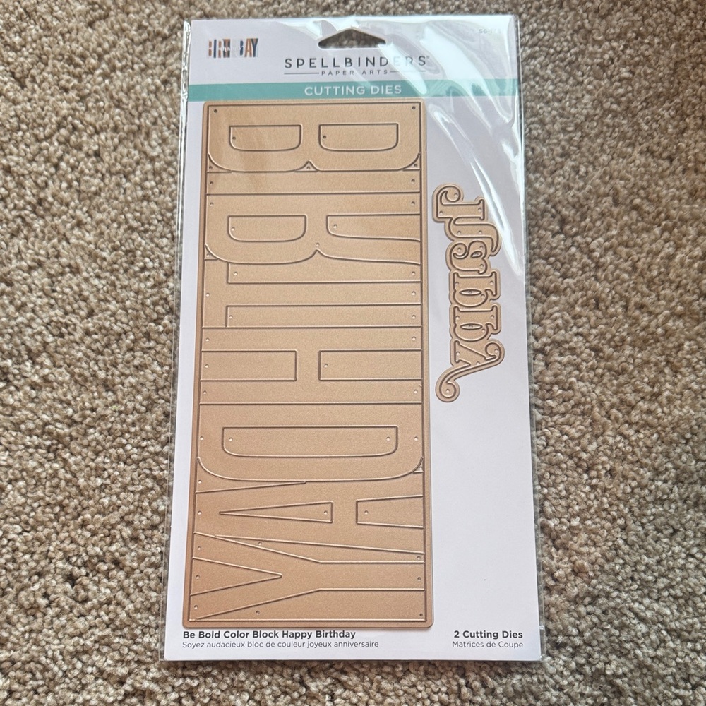 Spellbinders Cutting Dies - Happy Birthday